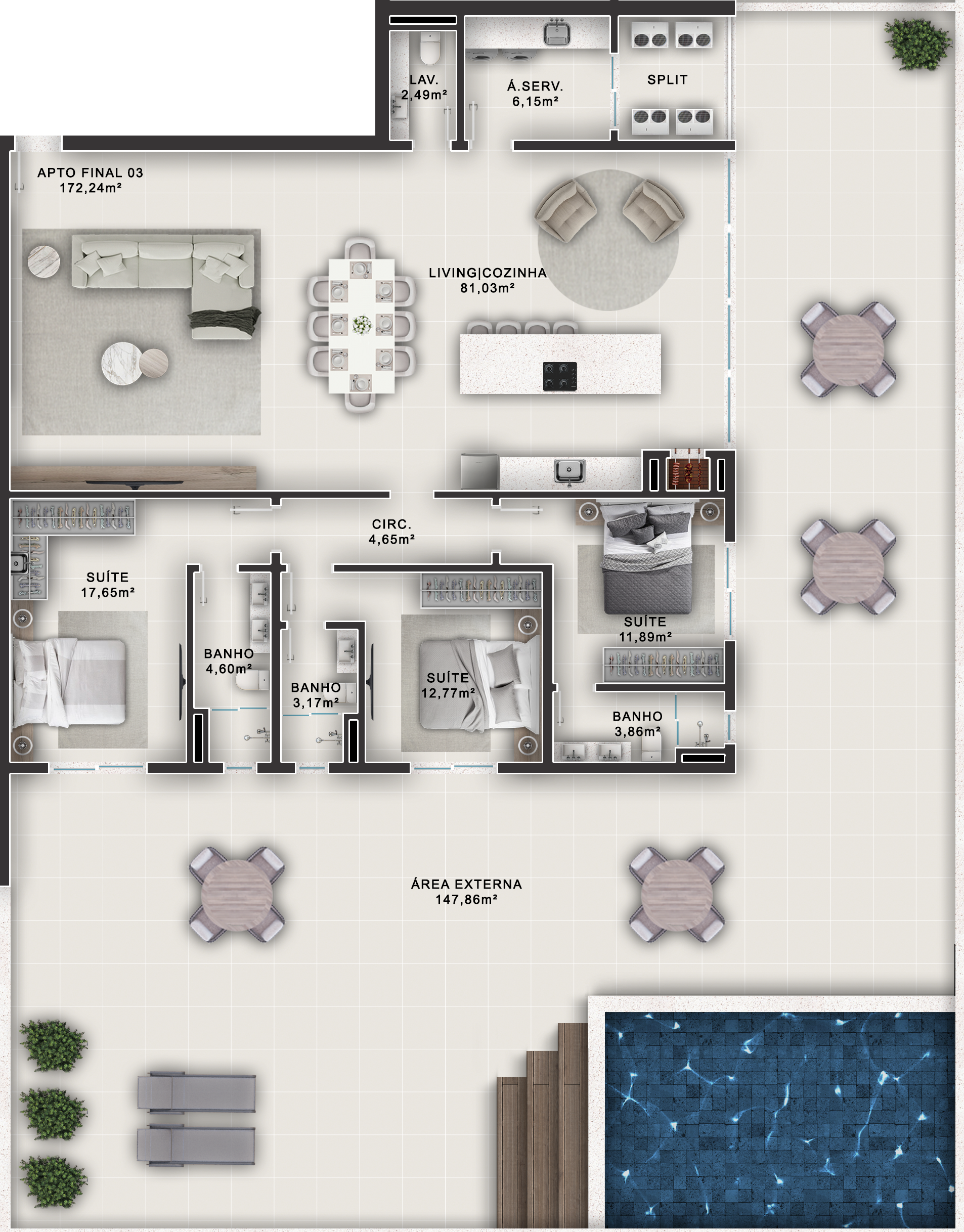 Planta 380,45m²